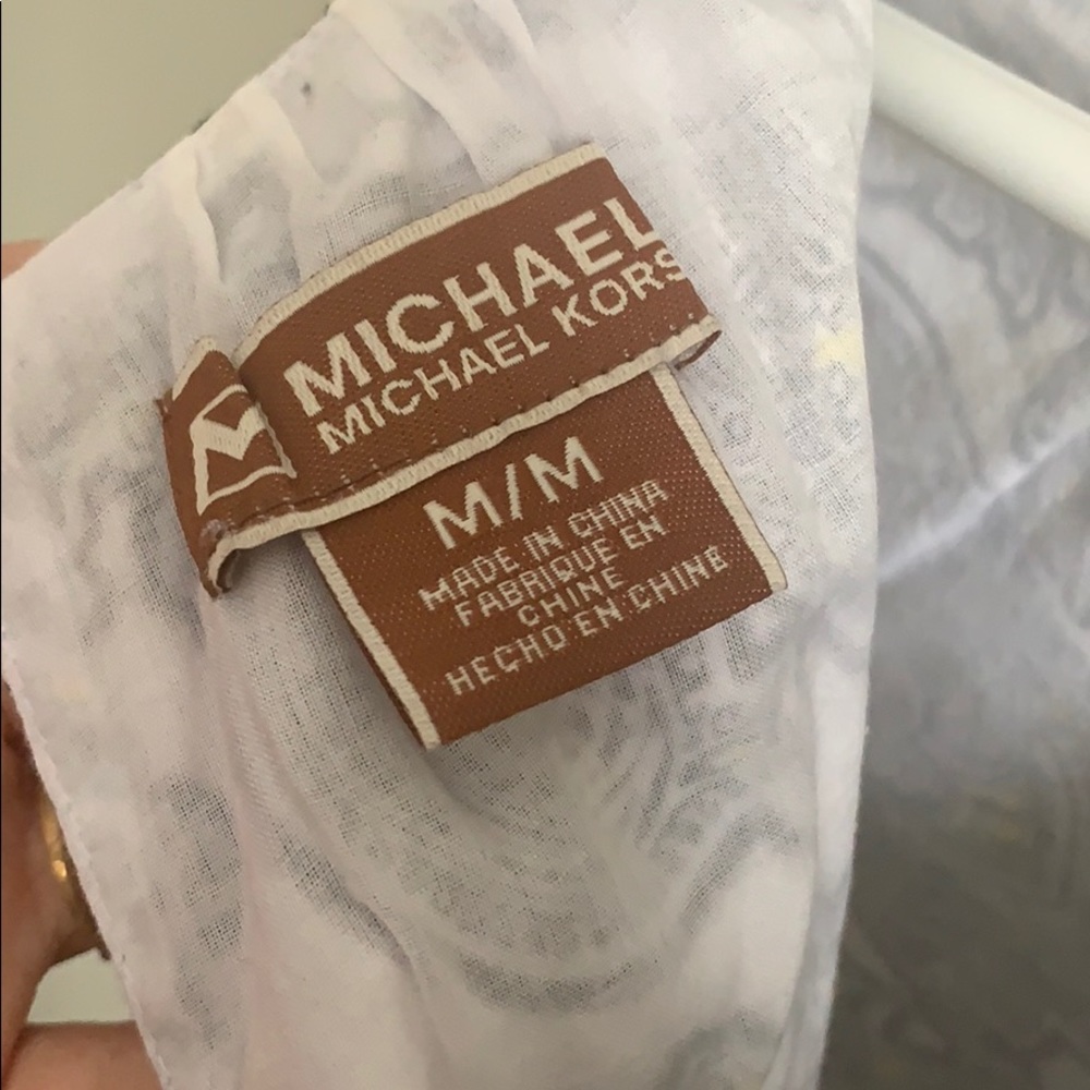 Michael Kors Sleeveless Paisley Blouse - Picture 5 of 6